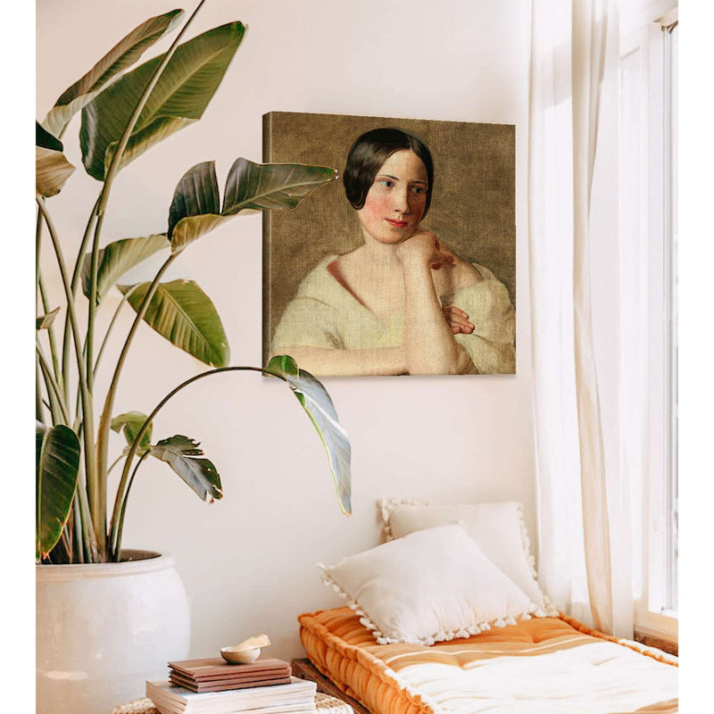 A Girl With Propped Up Arms by Ferdinand Georg Waldmuller