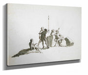 A Group Of Five Turbaned Men Th Century by Gaetano Gandolfi