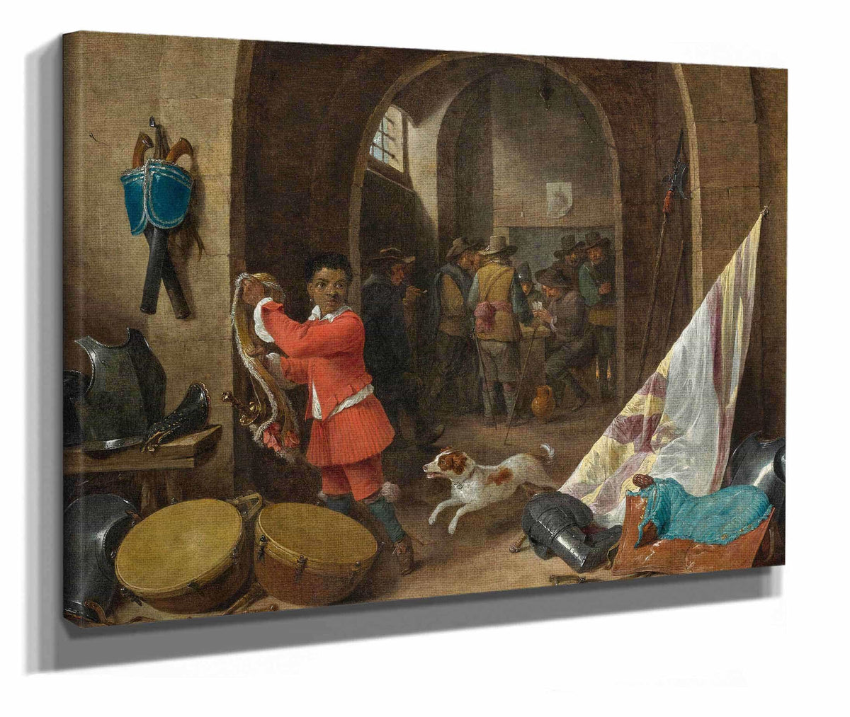 A Guardroom Interior by David Teniers The Younger