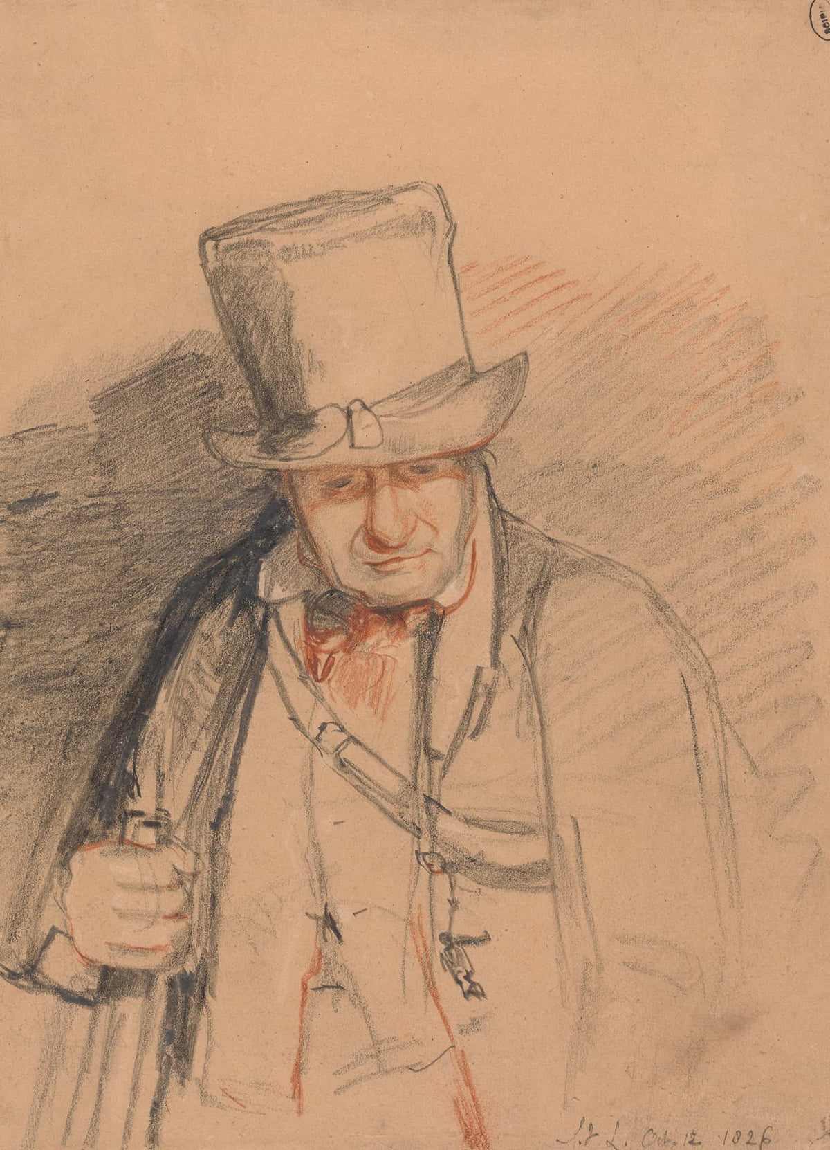 A Head Keeper Windsor Castle by John Frederick Lewis