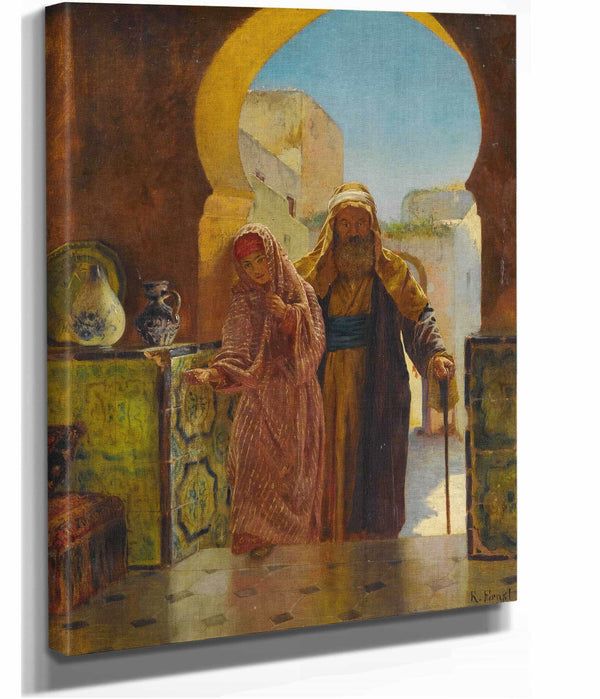 A Helping Hand by Rudolf Ernst
