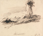A Hen by John Linnell
