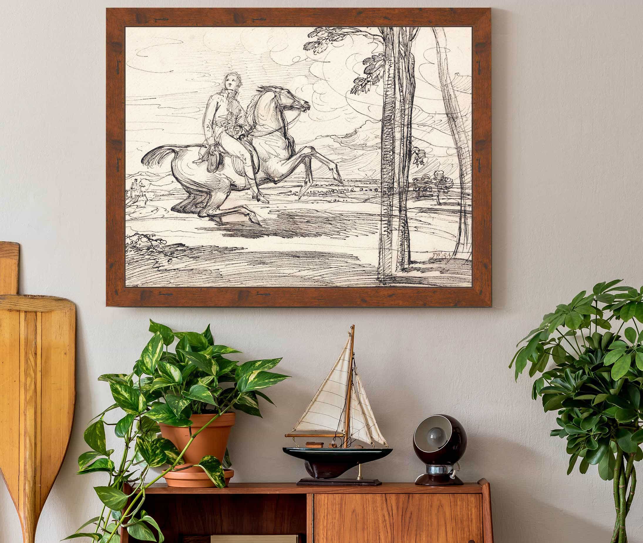 A Horseman In A Landscape by James Ward