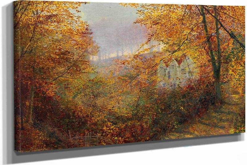 A House In A Clearing by John Atkinson Grimshaw