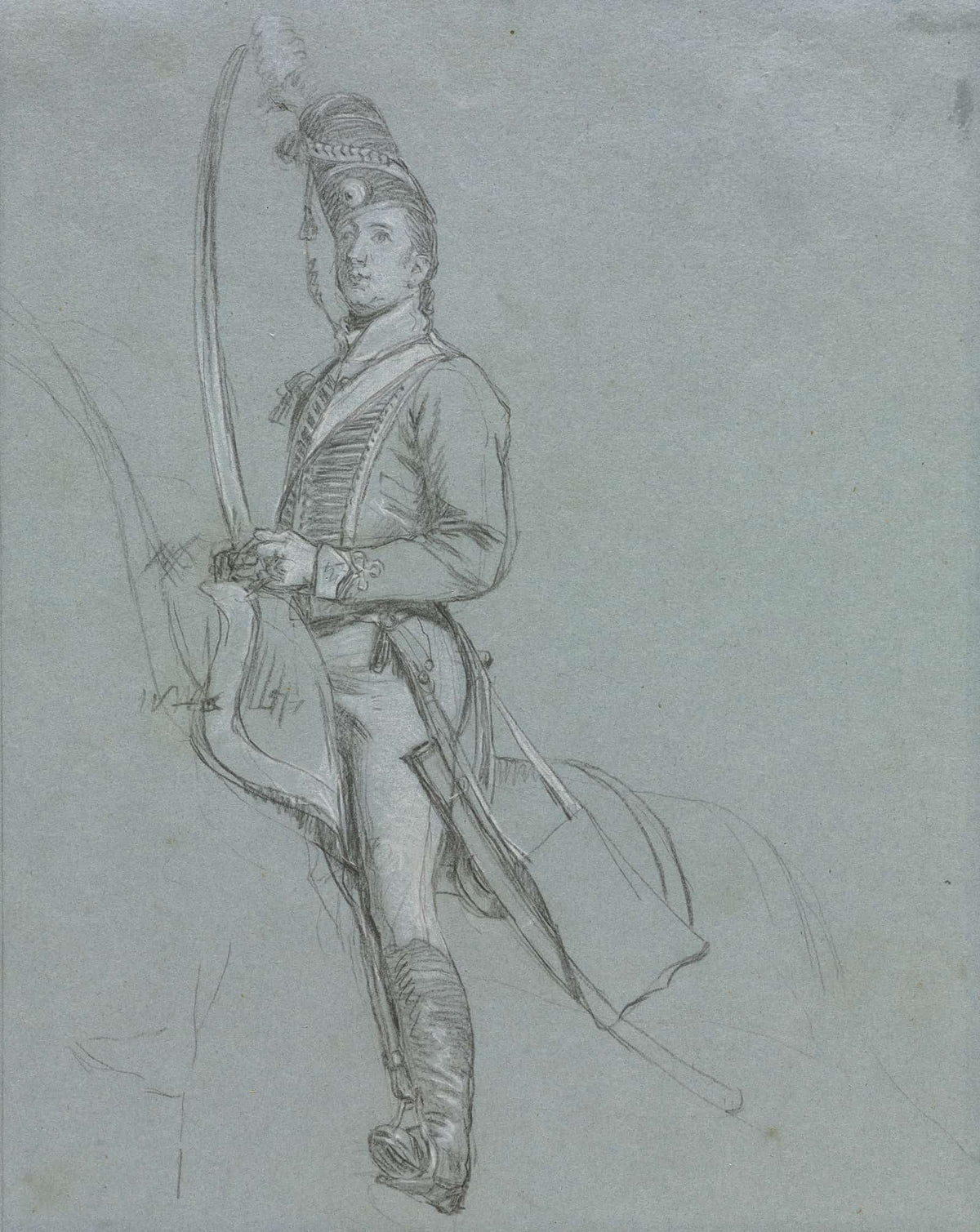 A Hussar Officer On Horseback by John Singleton Copley