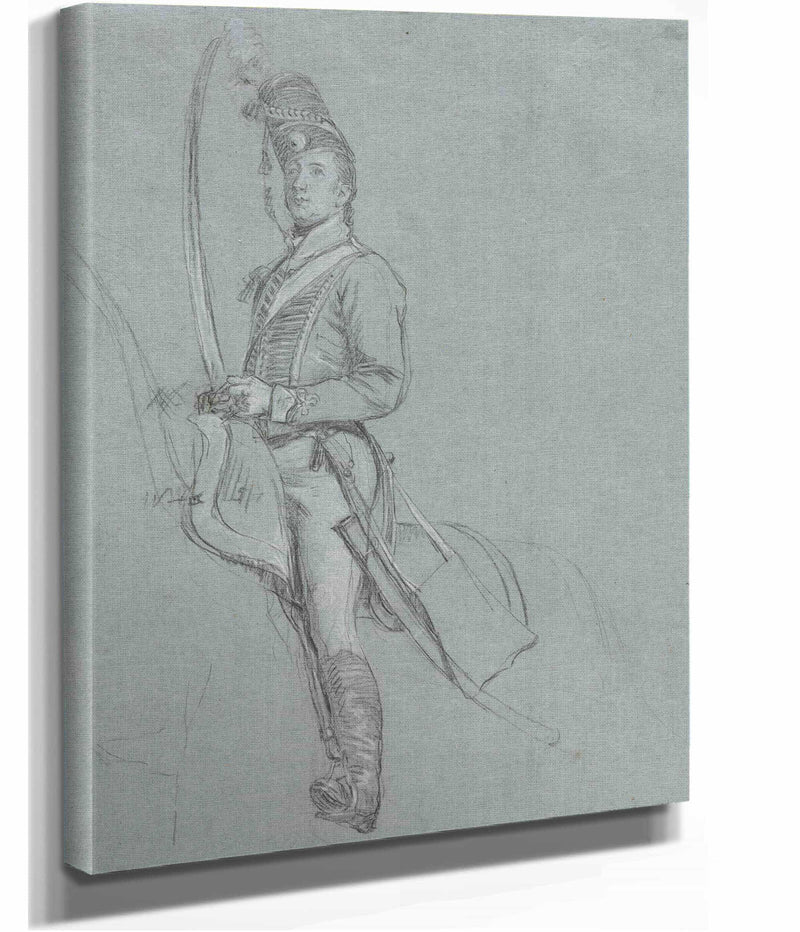 A Hussar Officer On Horseback by John Singleton Copley