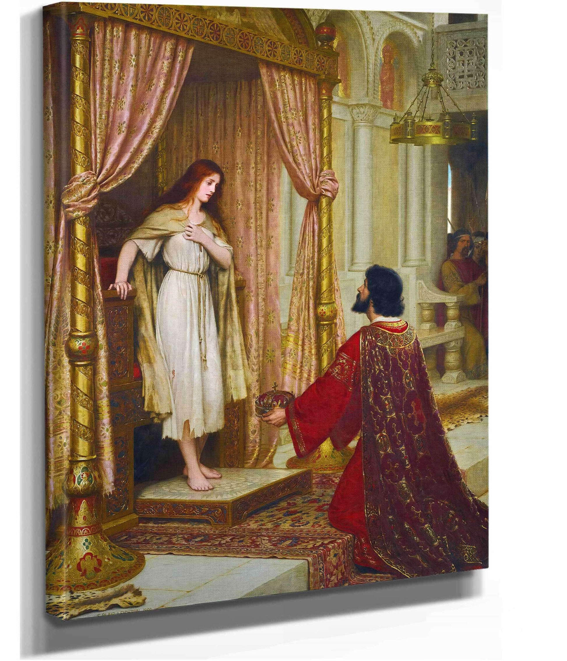 A King And A Beggar Maid by Edmund Blair Leighton