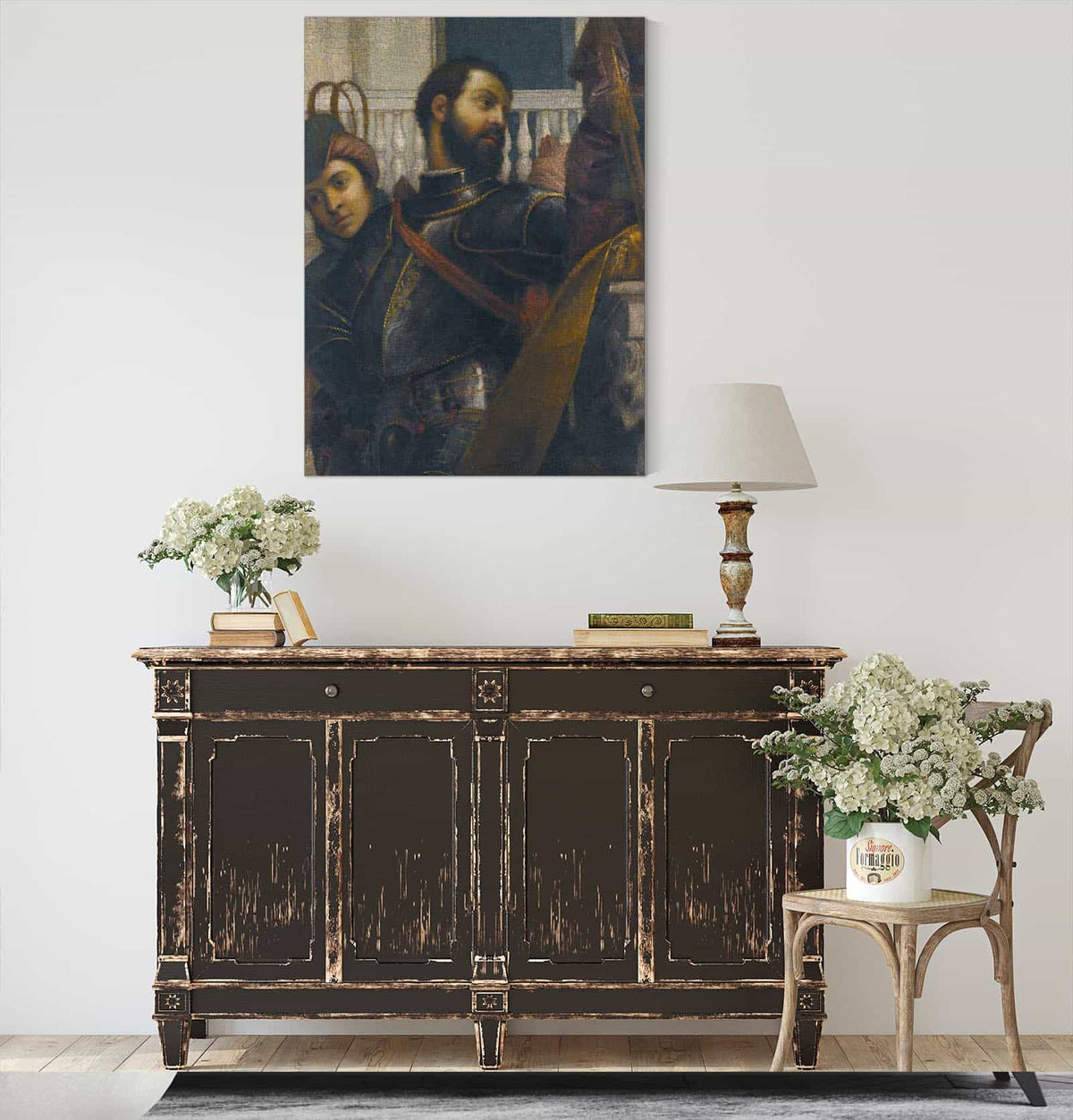 A Knight And His Page by Paolo Veronese