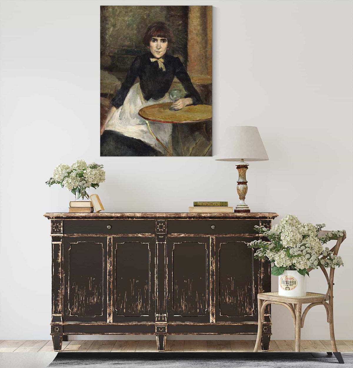 A La Bastille Jeanne Wenz by Henri De Toulouse Lautrec