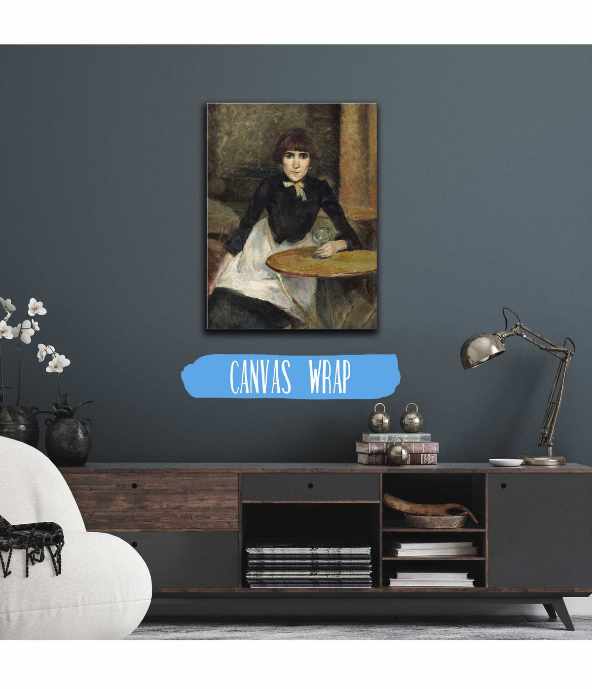 A La Bastille Jeanne Wenz by Henri De Toulouse Lautrec