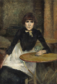 A La Bastille Jeanne Wenz by Henri De Toulouse Lautrec