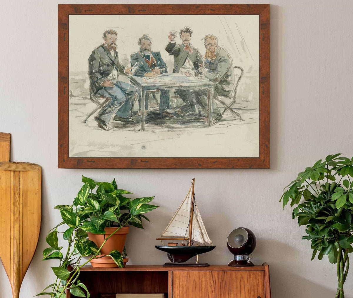 A La Ferme Saint Simeon Jongkind Emile Van Marcke Claude Monet by Eugene Boudin