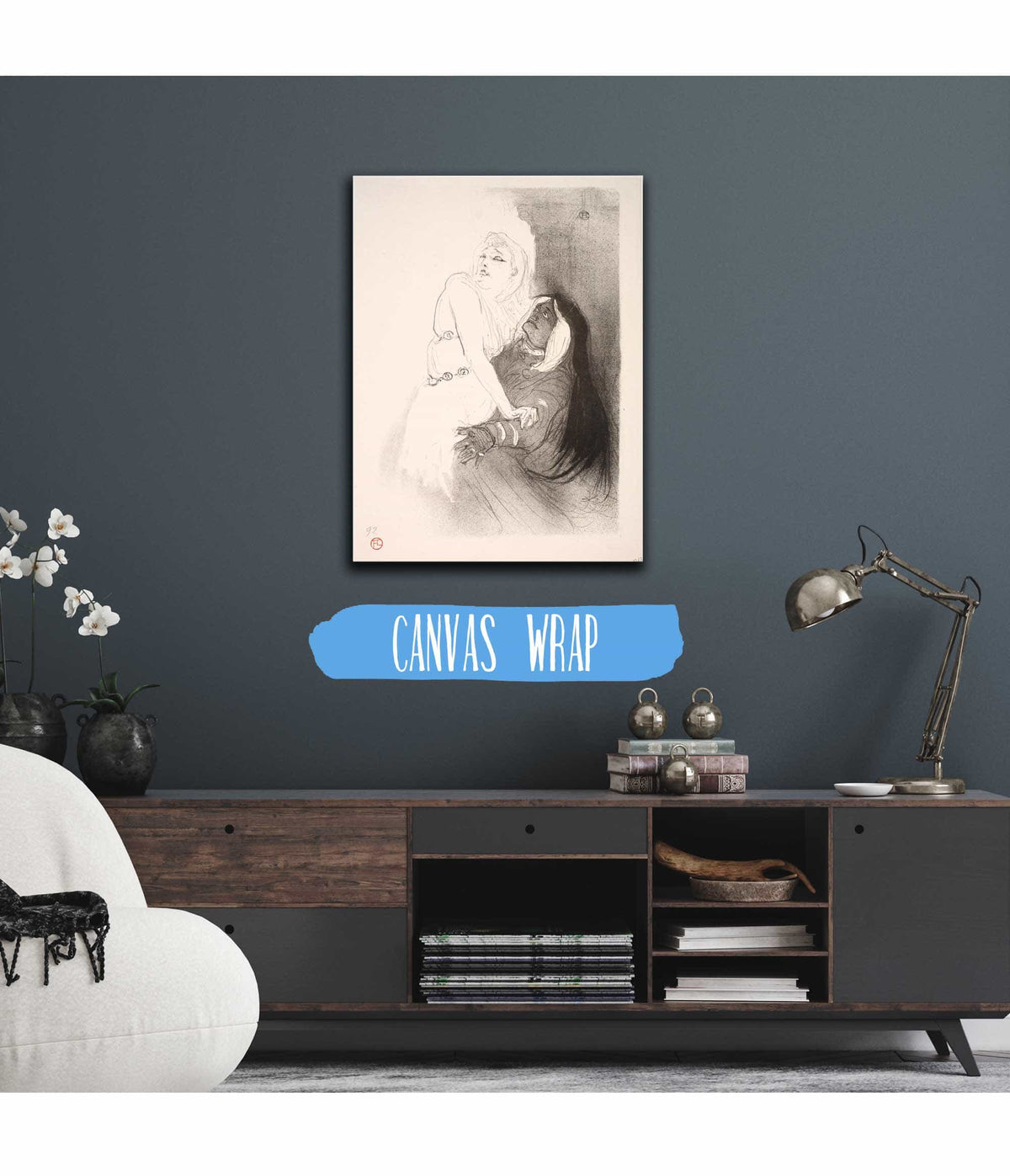 A La Renaissance Sarah Bernhardt Dans Phedre  by Henri De Toulouse Lautrec