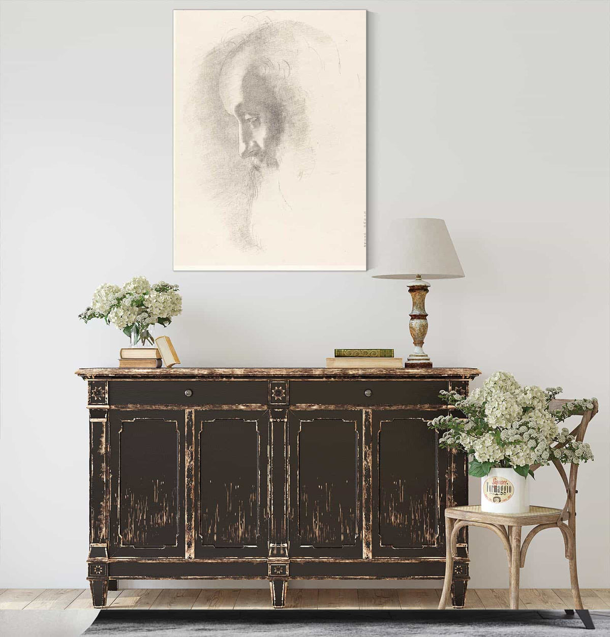 A La Vieillesse To Old Age by Odilon Redon