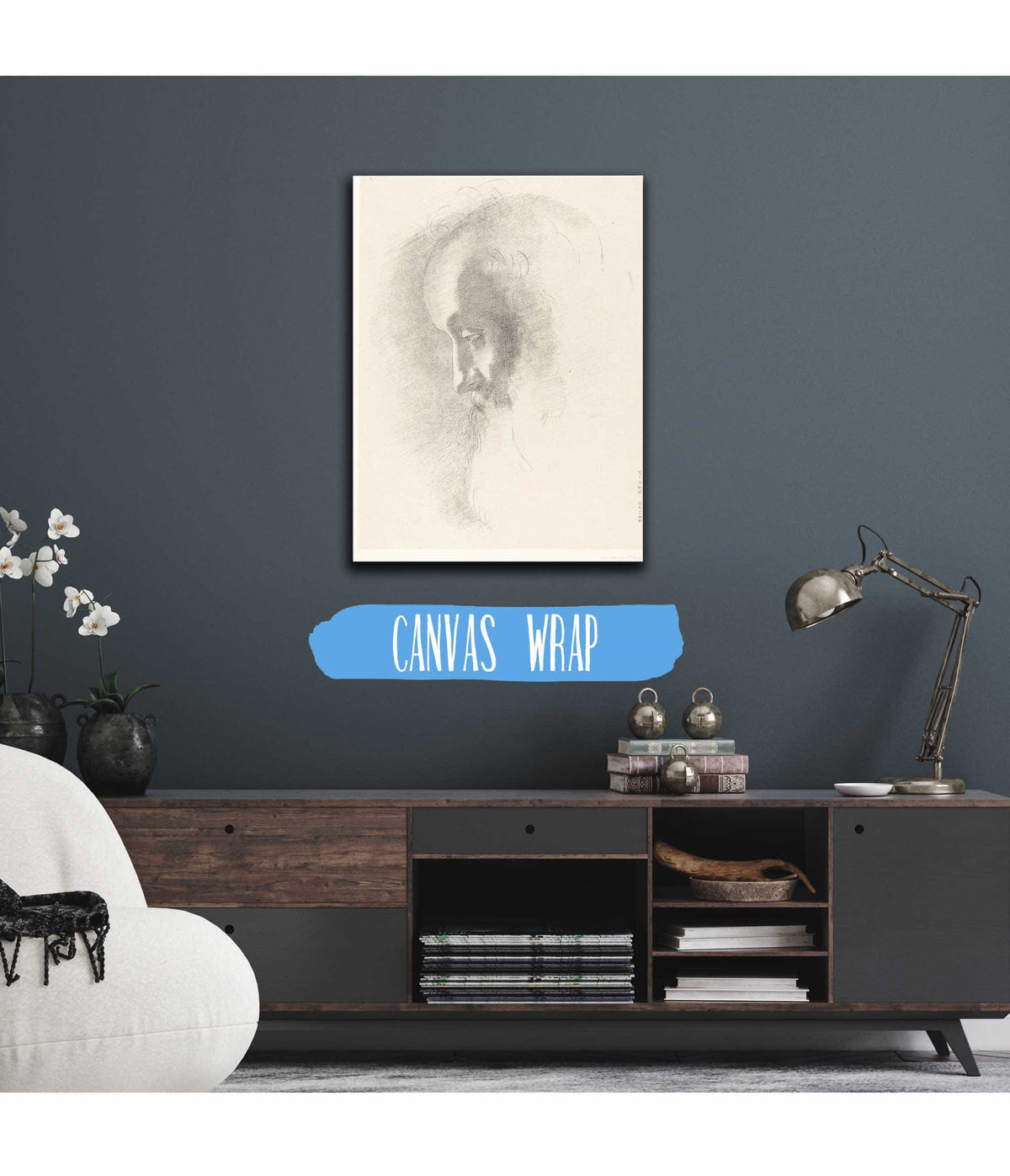 A La Vieillesse To Old Age by Odilon Redon