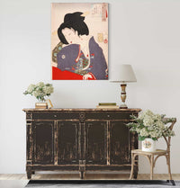 A Lady In Waiting Of The Bunsei Period  by Tsukioka Yoshitoshi