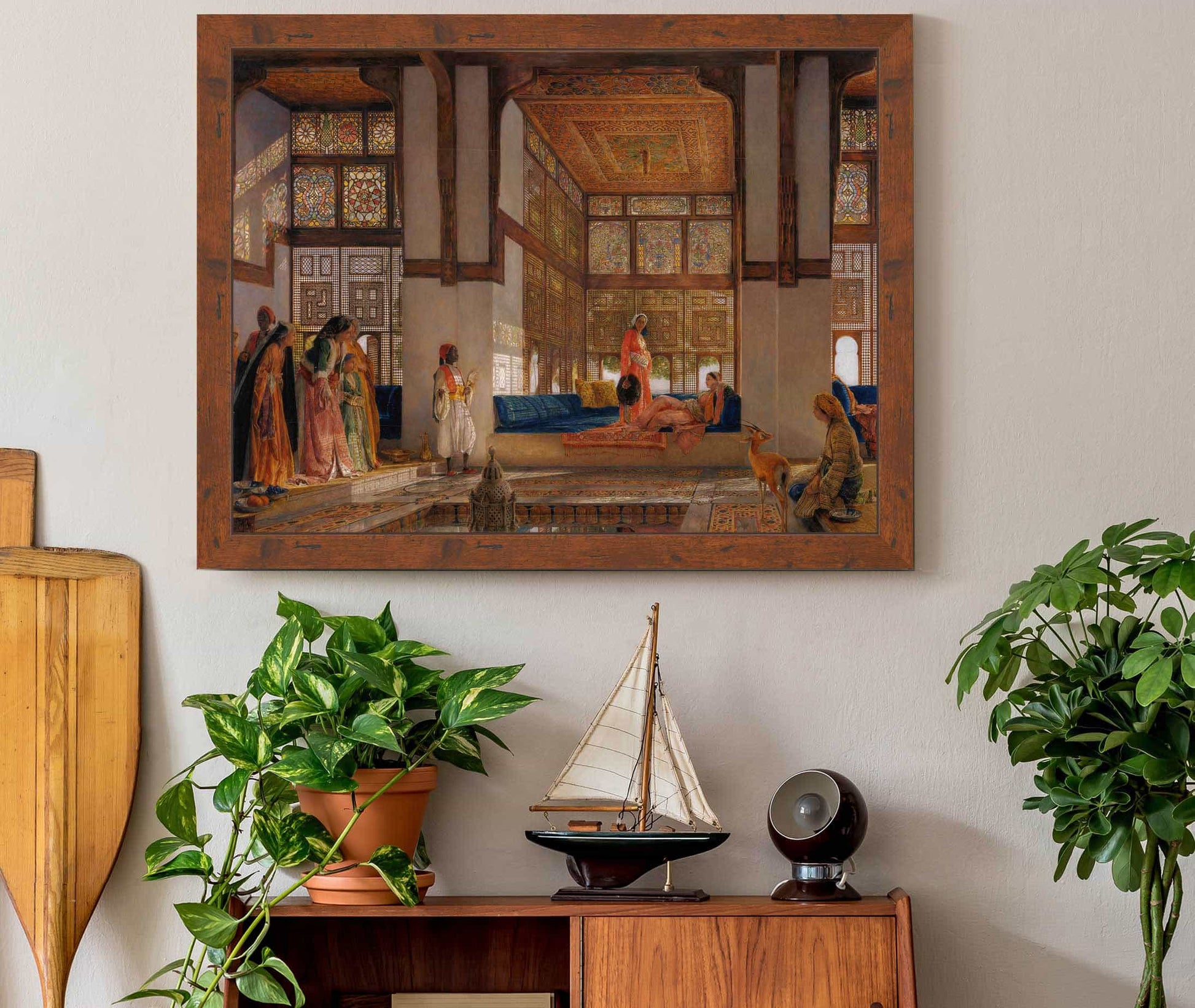 A Lady Receiving Visitors The Reception by John Frederick Lewis