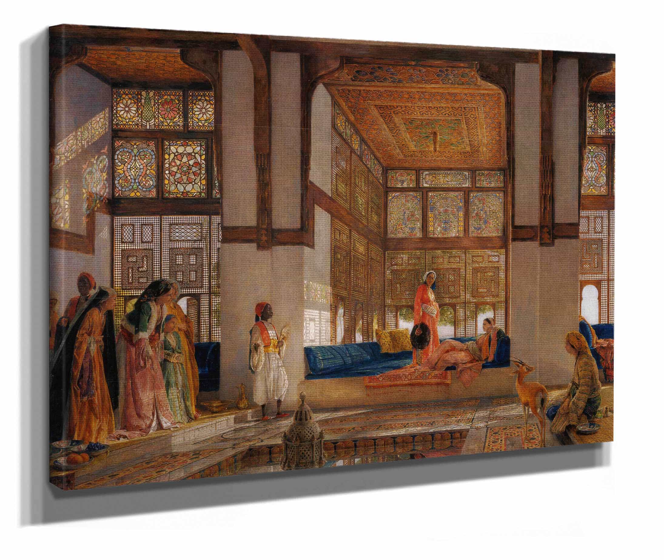 A Lady Receiving Visitors The Reception by John Frederick Lewis