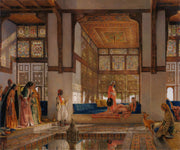 A Lady Receiving Visitors The Reception by John Frederick Lewis