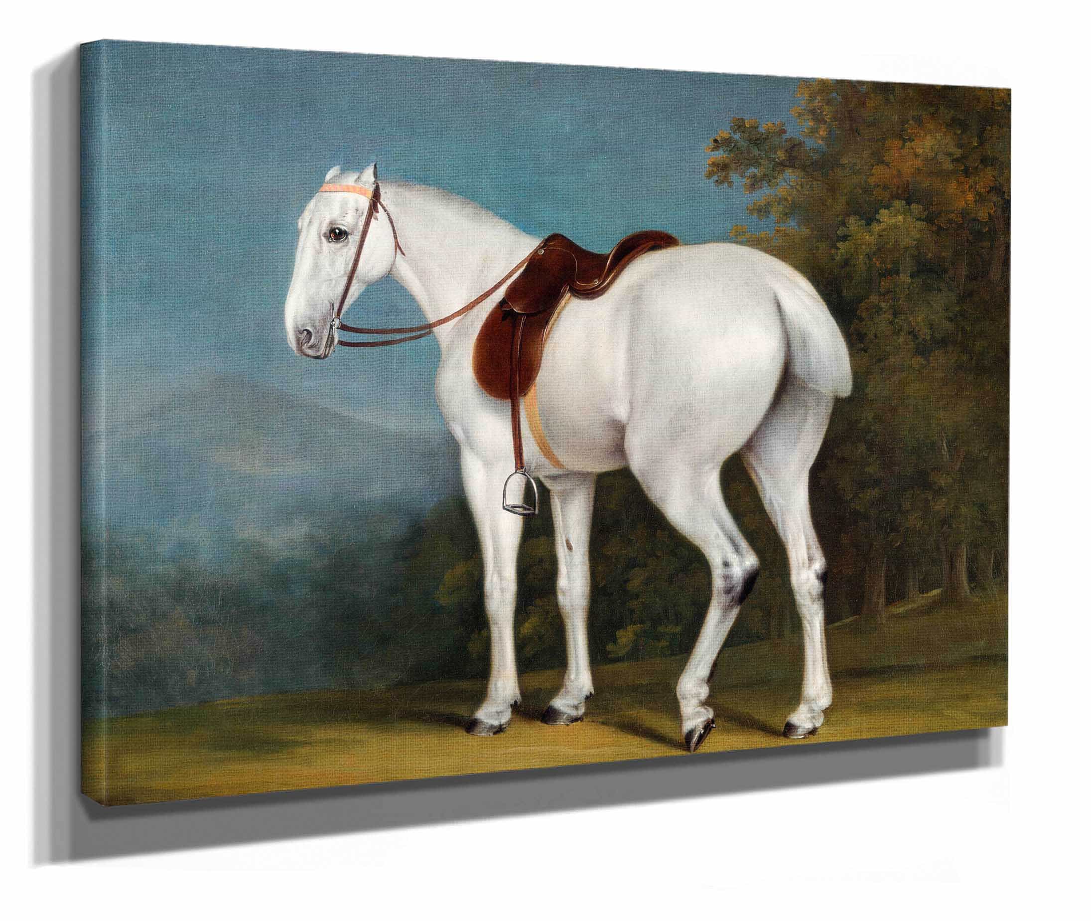 A Ladys Grey Hunter by Jacques Laurent Agasse