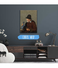 A Man Holding A Tankard And A Glass by Adriaen Van Ostade