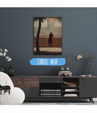 A Man Leaning On A Parapet by Georges Seurat