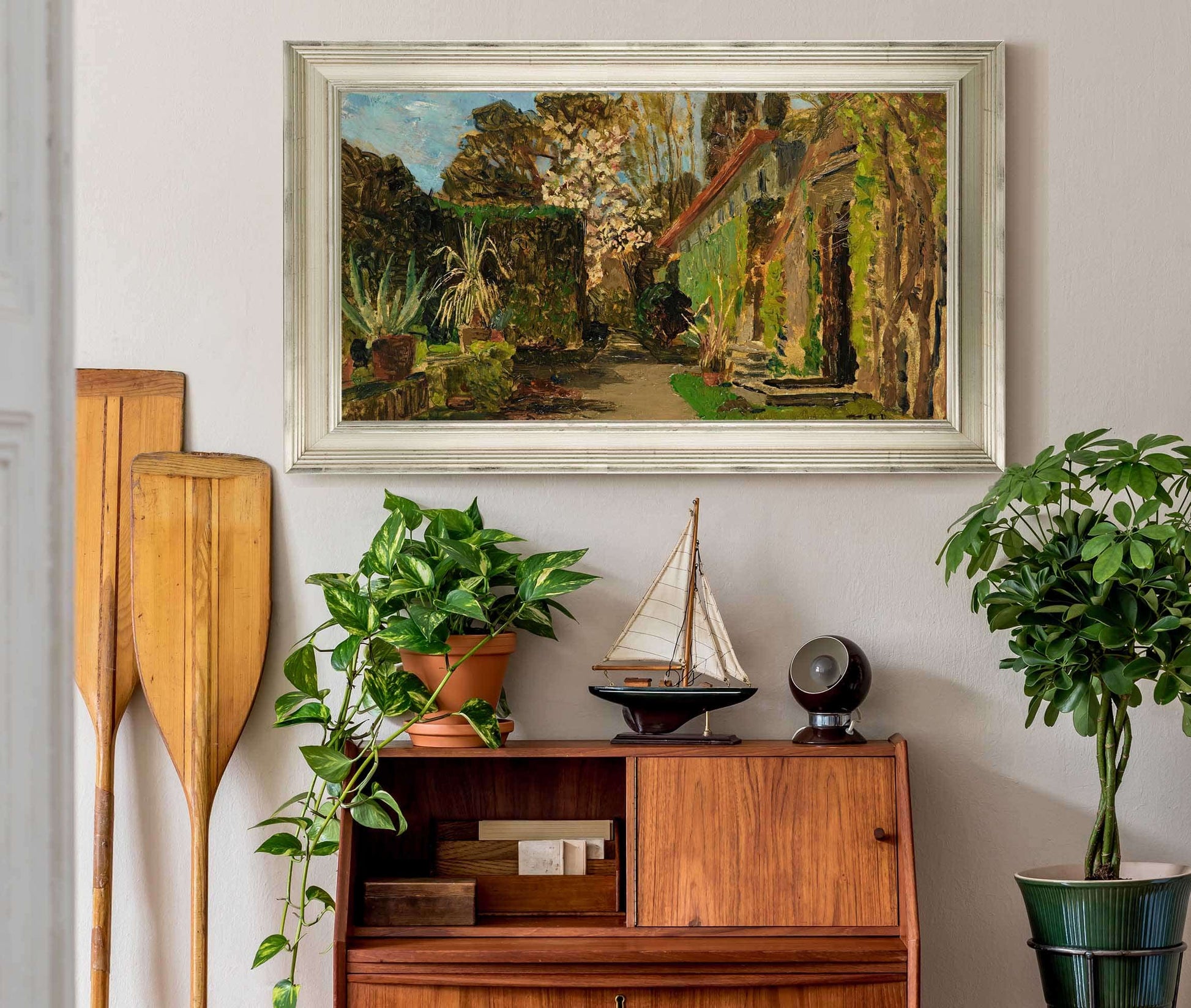 A Mediterranean Garden by Tina Blau