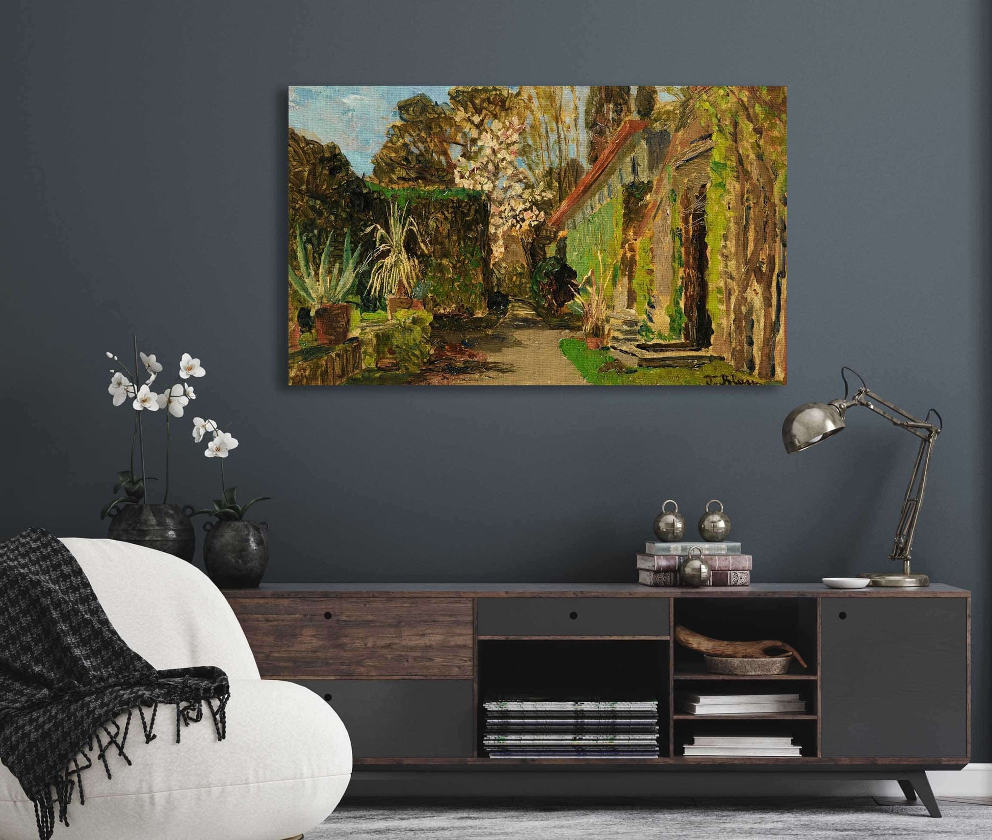 A Mediterranean Garden by Tina Blau