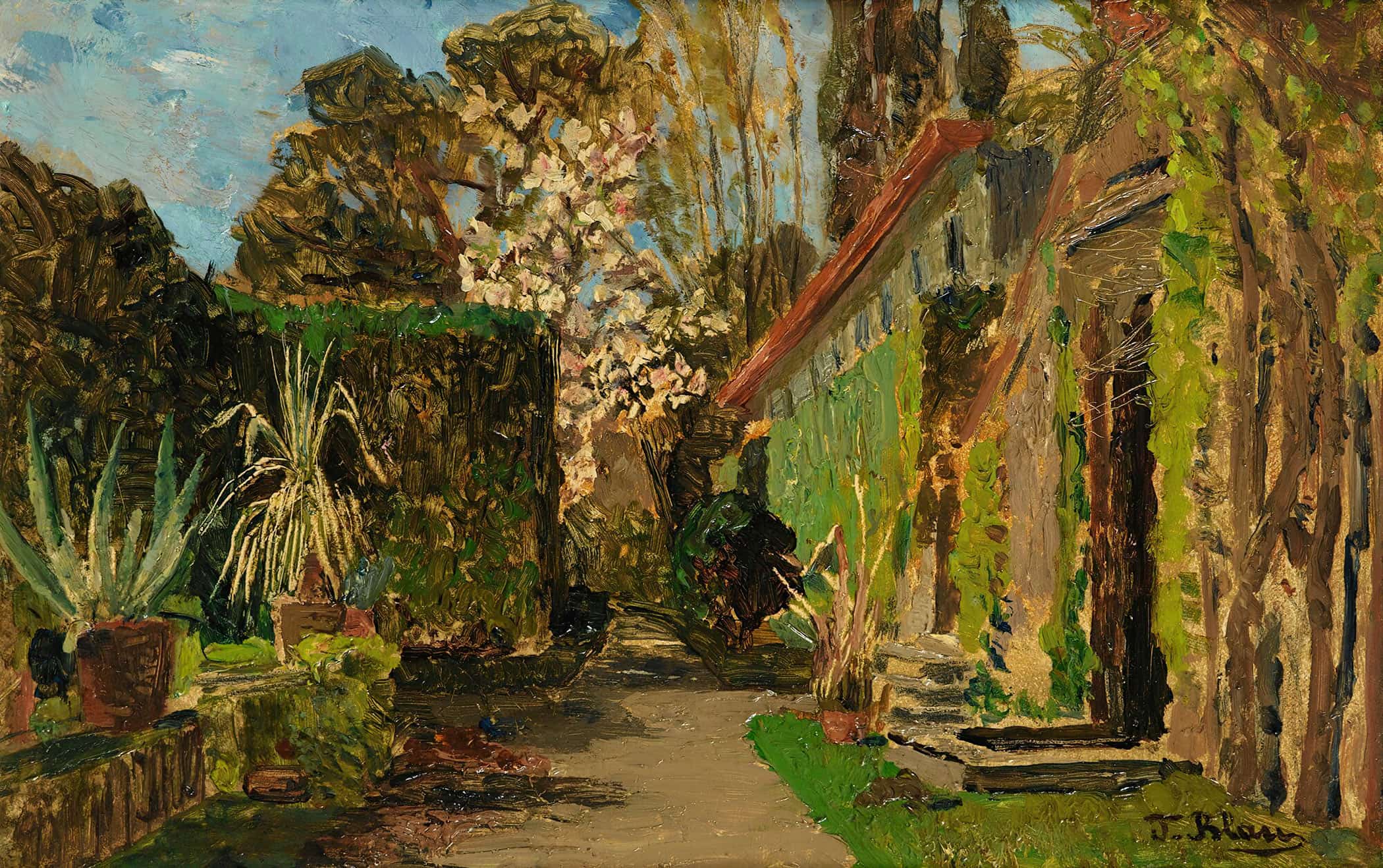 A Mediterranean Garden by Tina Blau