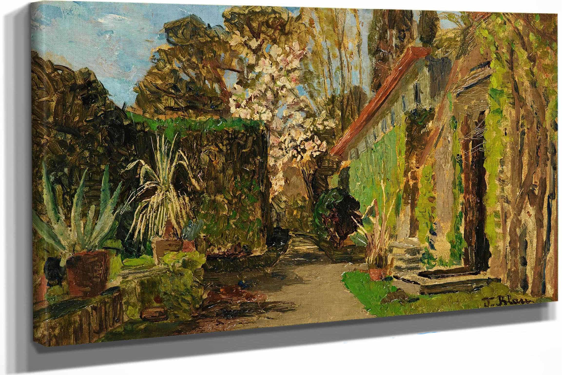 A Mediterranean Garden by Tina Blau