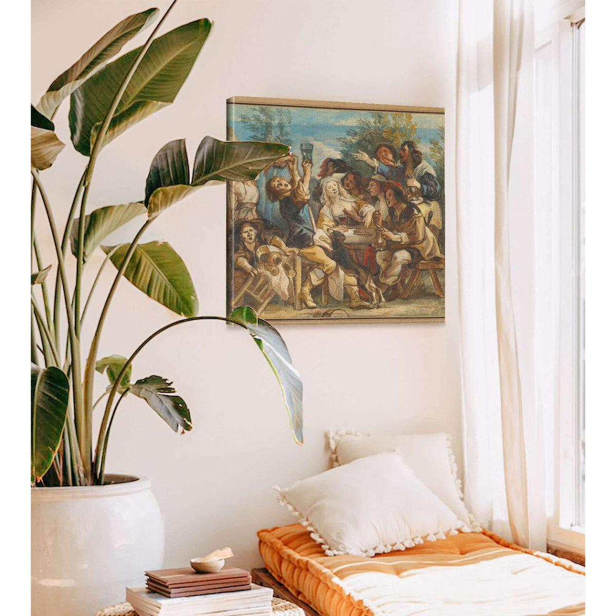 A Merry Company About by Jacob Jordaens