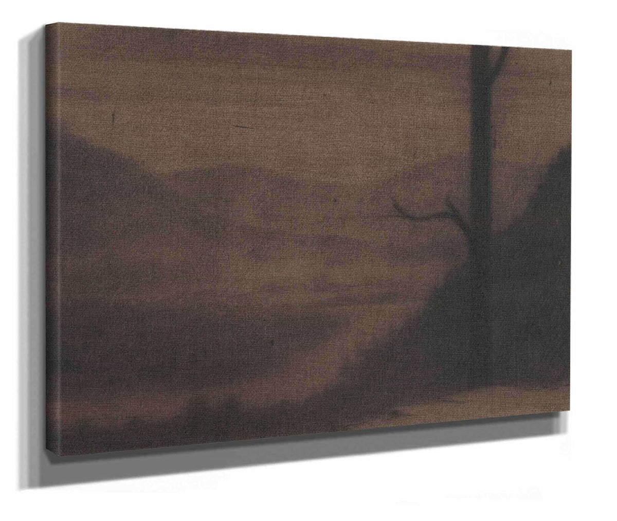 A Misty River Landscape  by Herbert Crowley