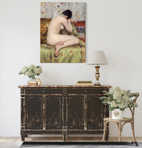 A Modern Magdalen About by William Merritt Chase