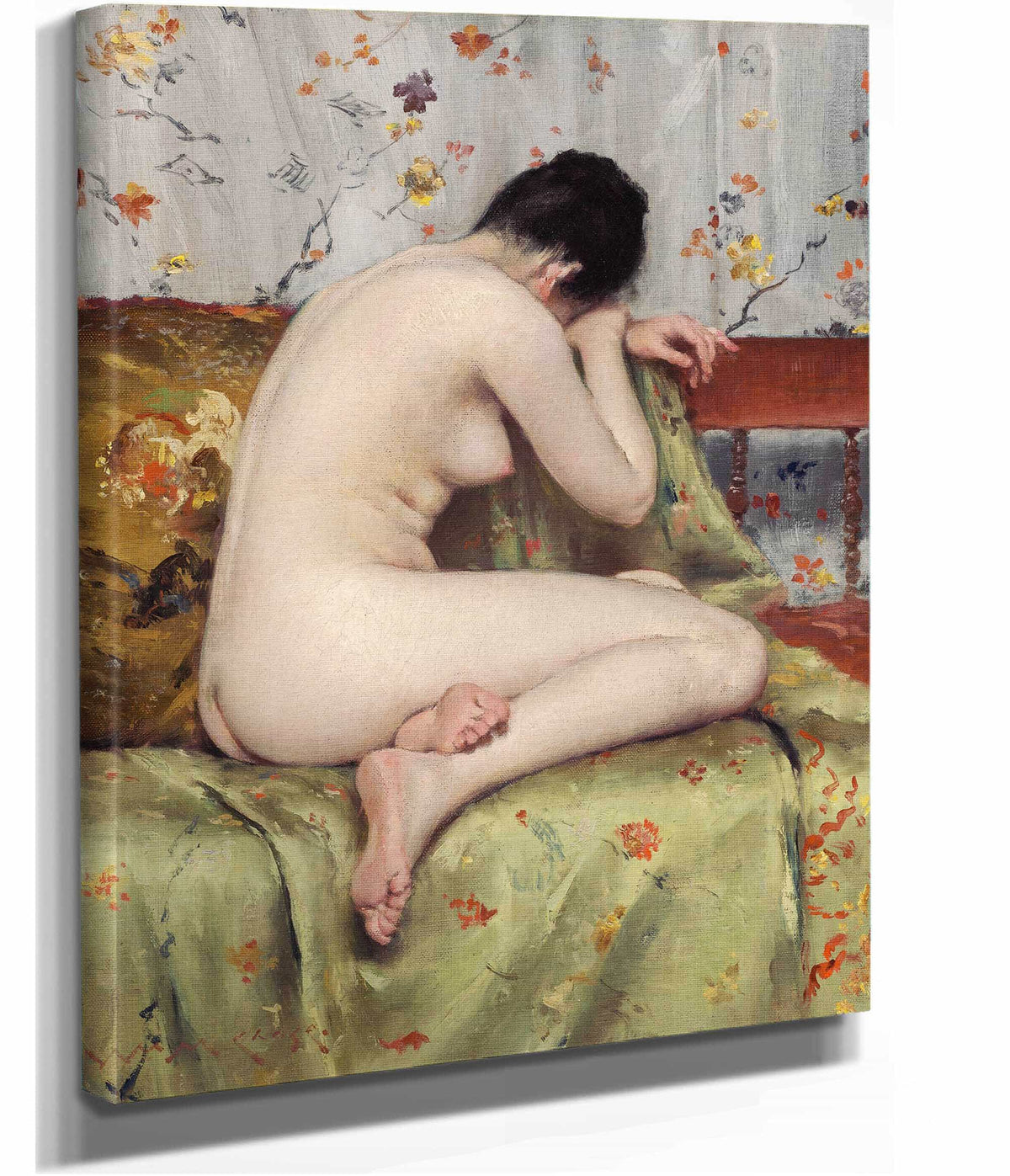 A Modern Magdalen About by William Merritt Chase