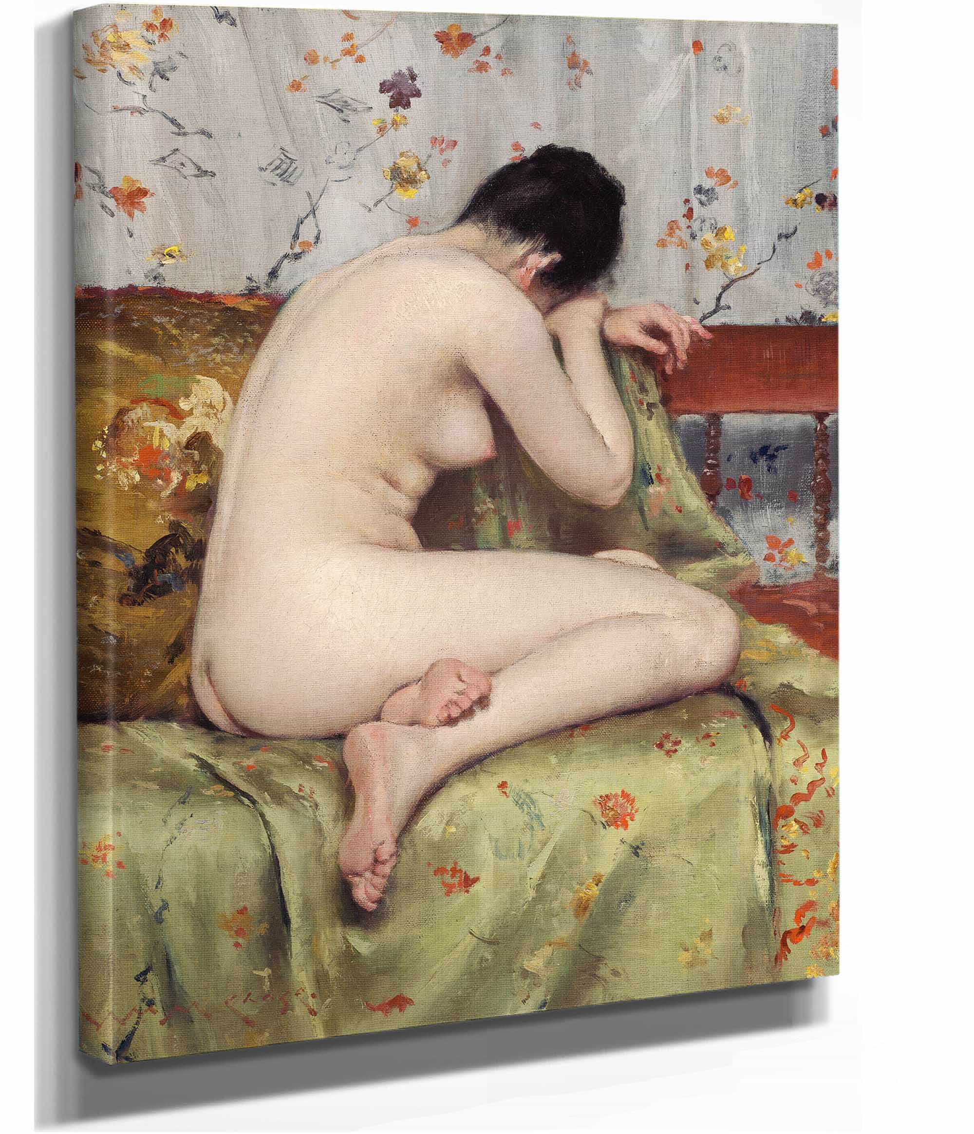 A Modern Magdalen About by William Merritt Chase