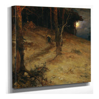 A Moonlit Night In The Forest by Julius Sergius Klever