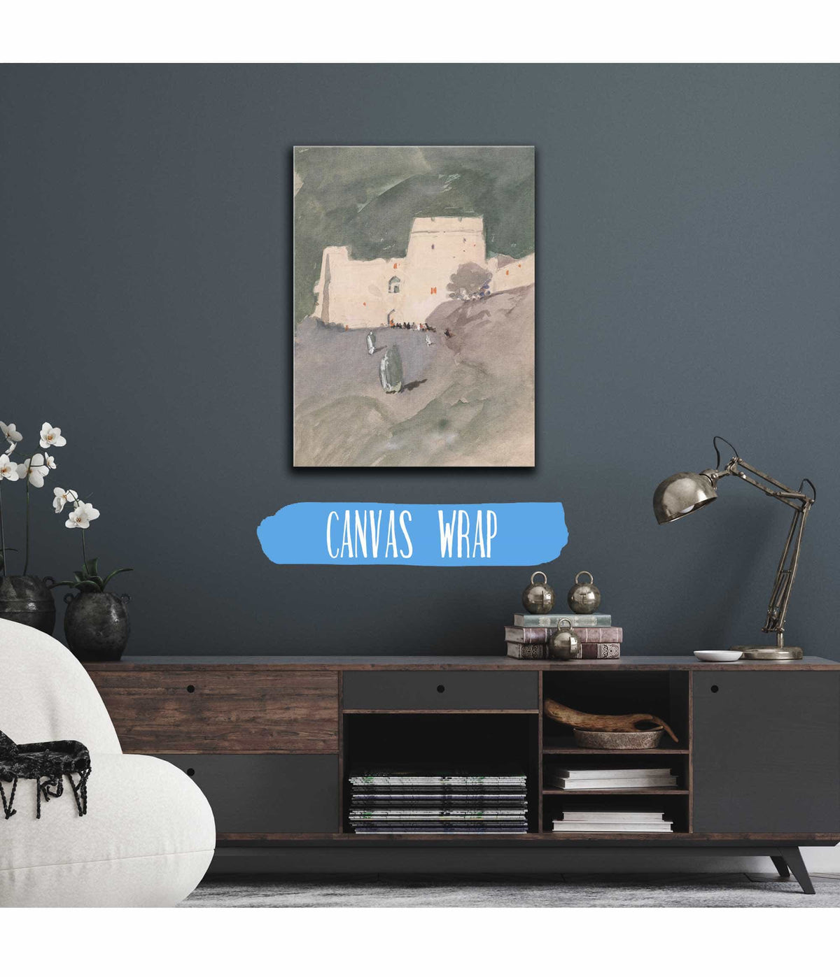 A Moorish Citadel by Hercules Brabazon Brabazon