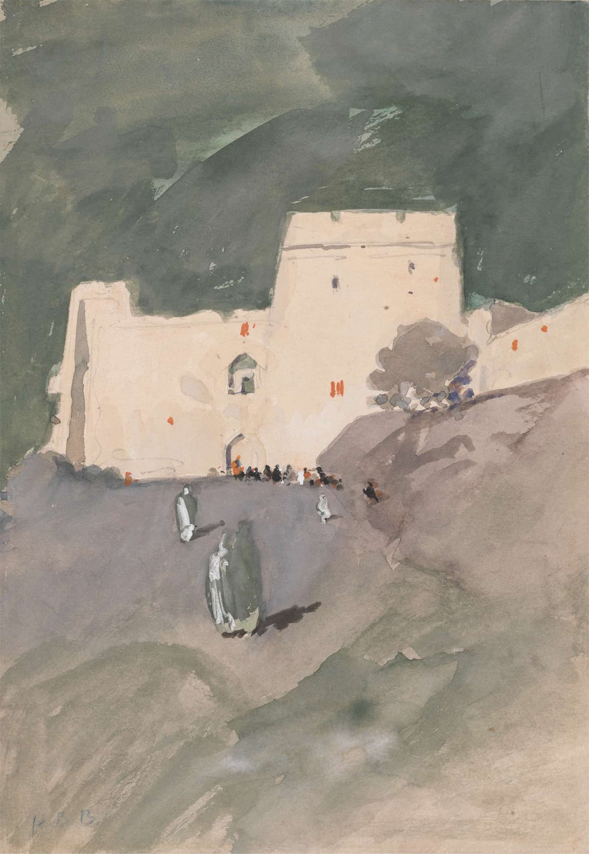 A Moorish Citadel by Hercules Brabazon Brabazon
