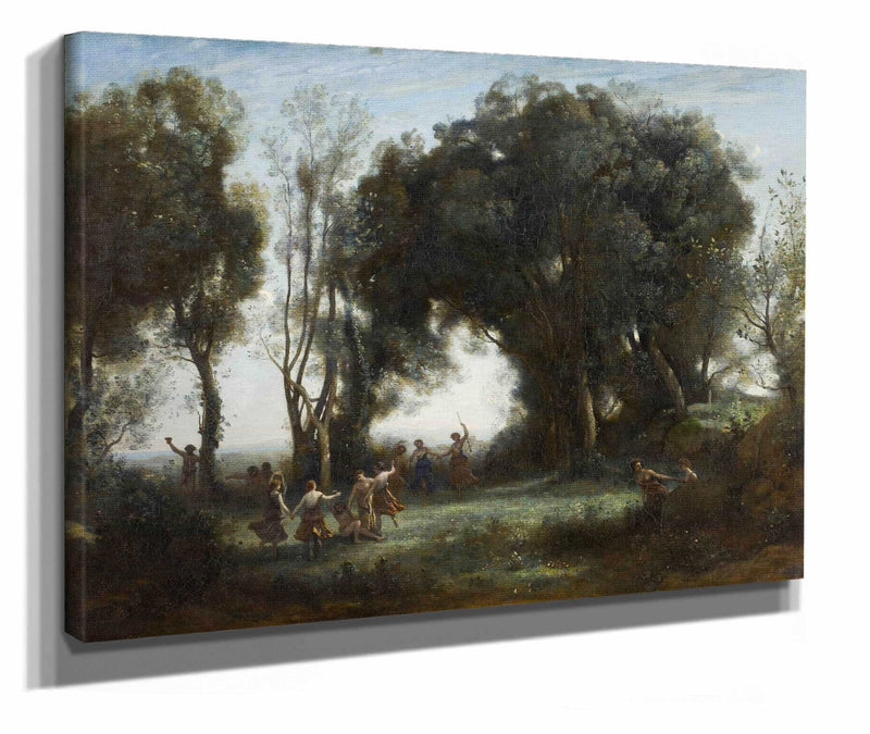 A Morning The Dance Of The Nymphs by Jean Baptiste Camille Corot