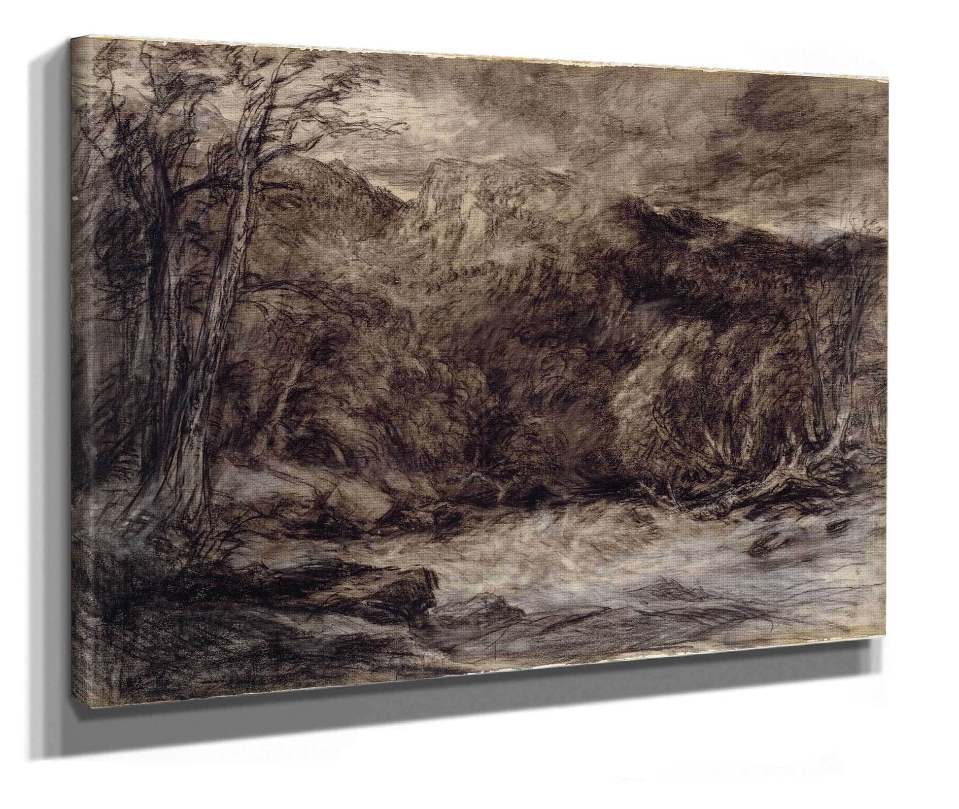 A Mountain Torrent by David Cox