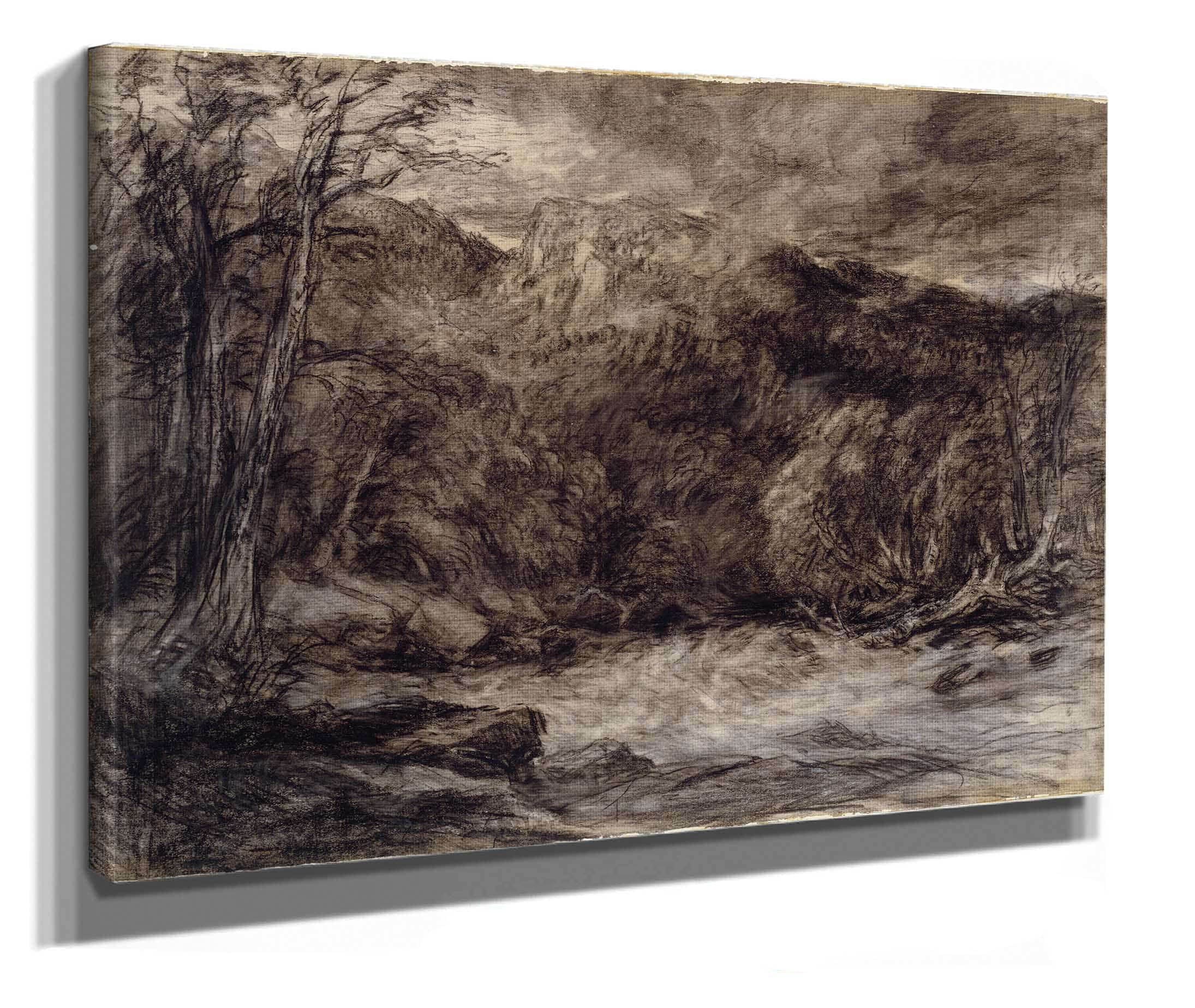 A Mountain Torrent by David Cox