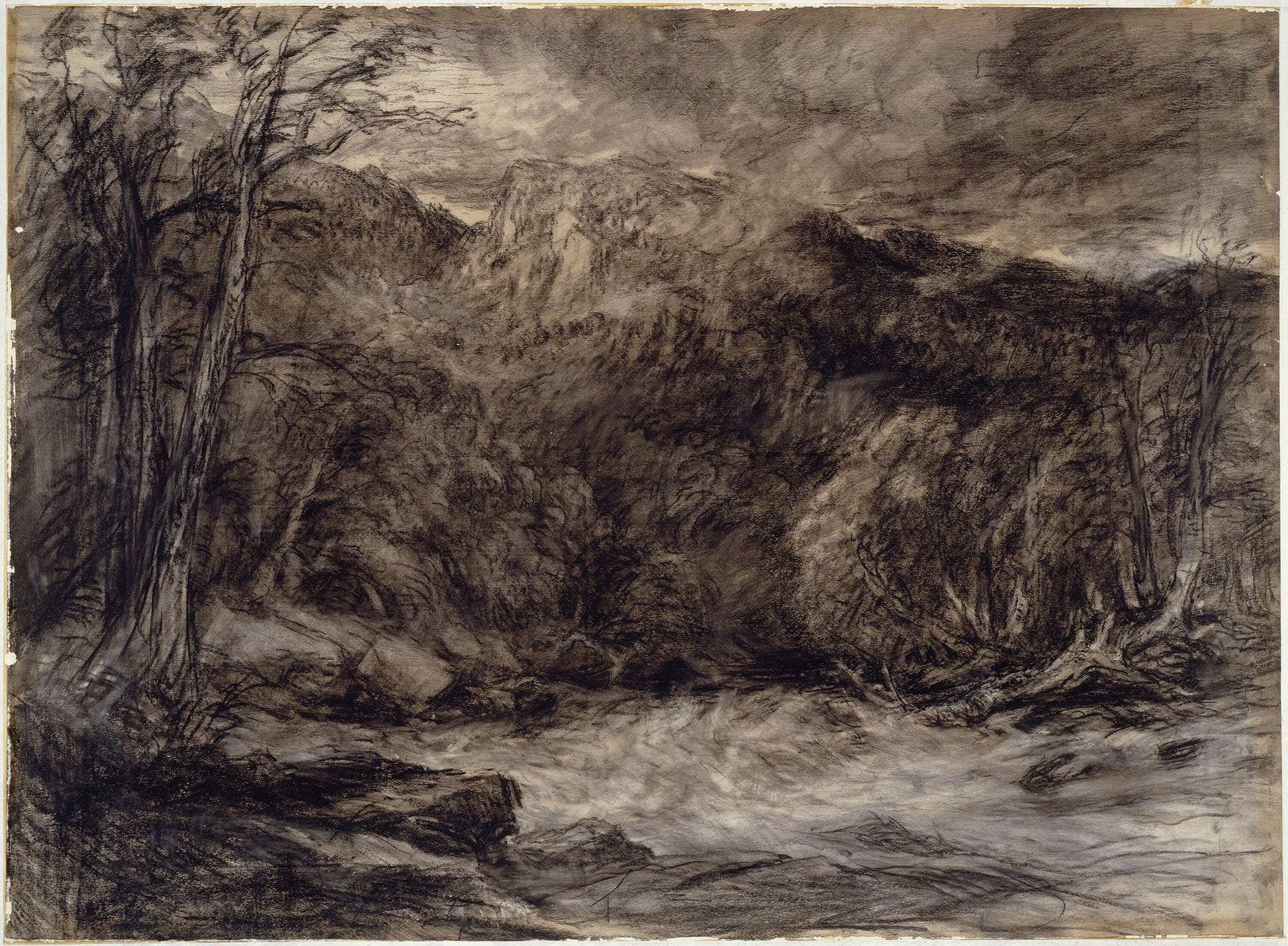 A Mountain Torrent by David Cox