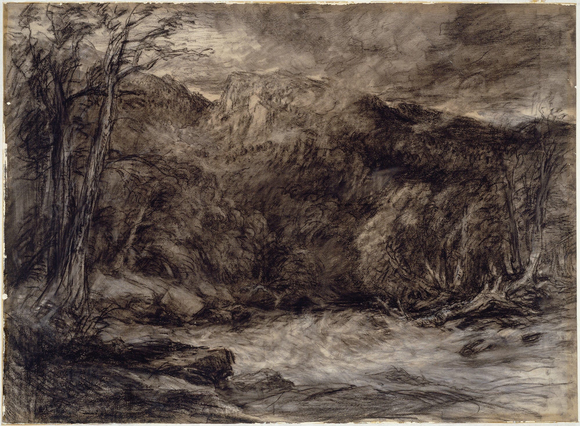 A Mountain Torrent by David Cox