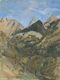 A Mountain View by Hercules Brabazon Brabazon