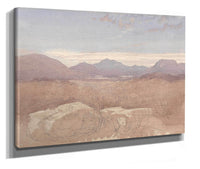 A Mountainous View North Wales S by David Cox