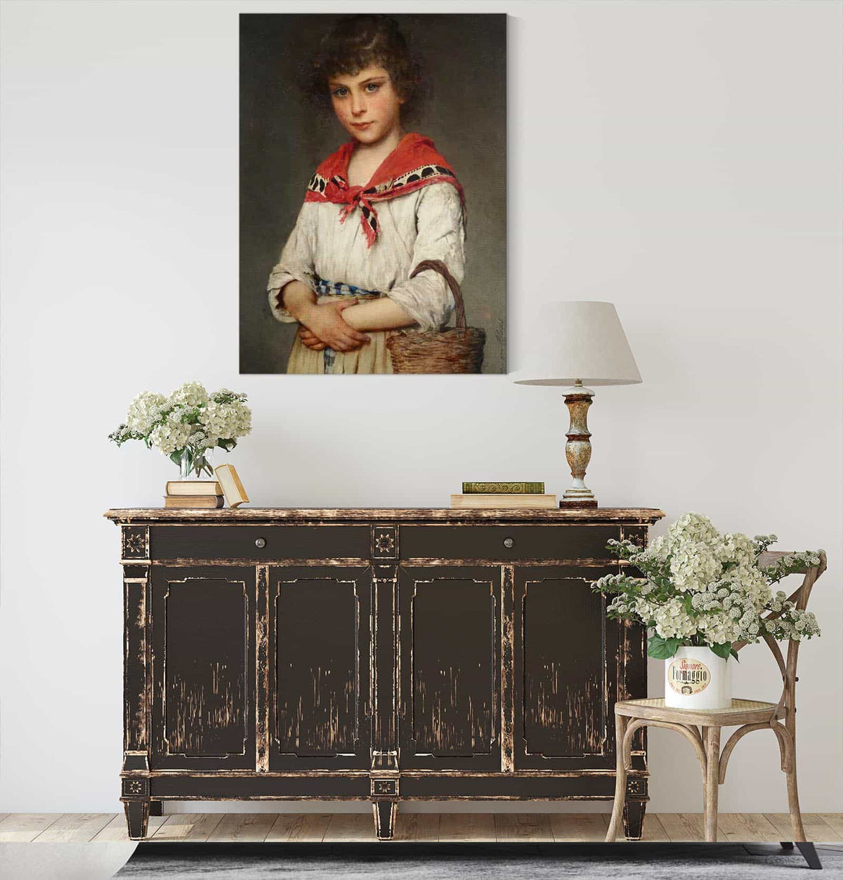 A Neapolitan Girl by Eugen Von Blaas