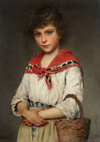 A Neapolitan Girl by Eugen Von Blaas