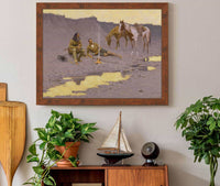 A New Year On The Cimarron by Frederic Remington