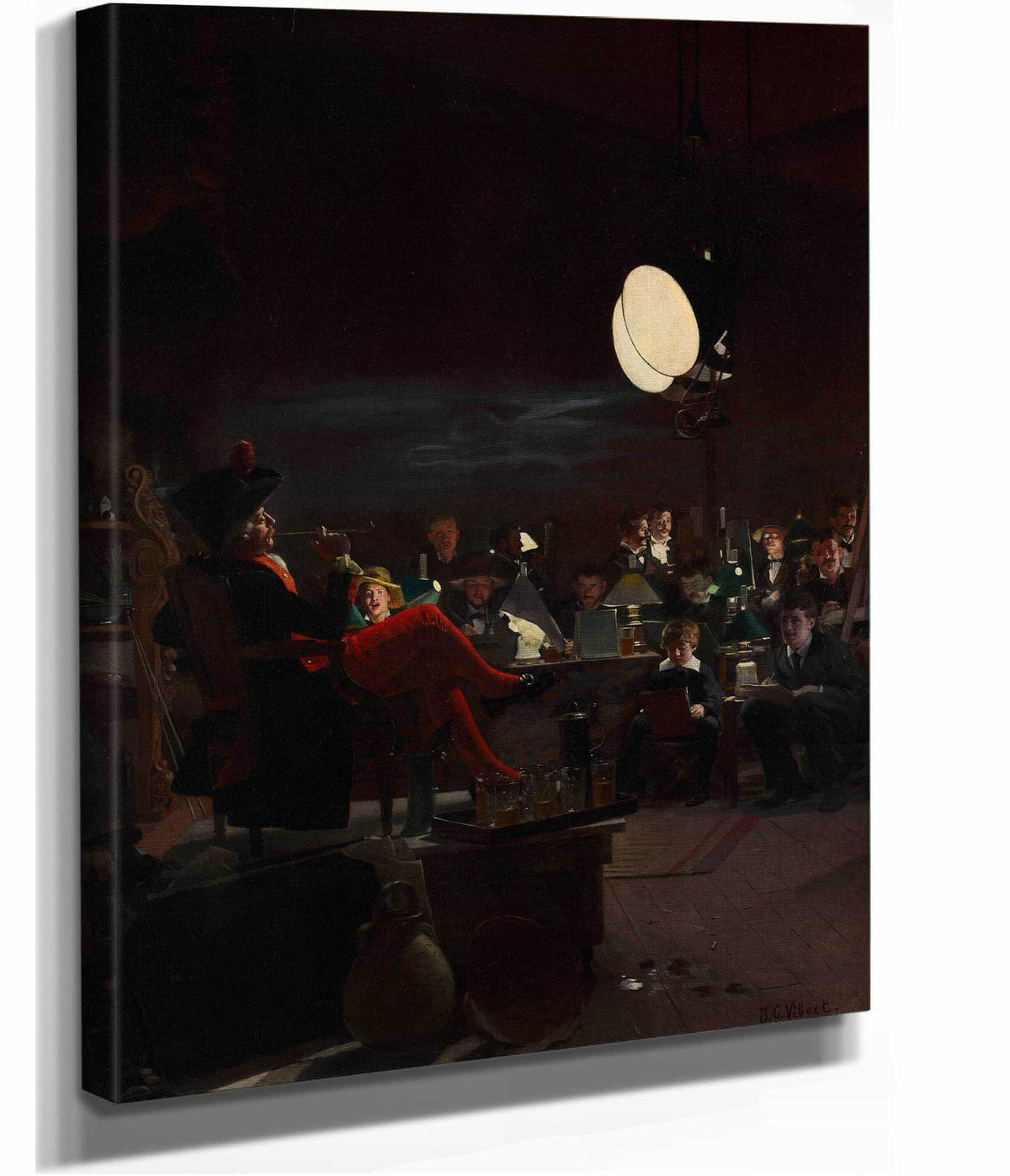 A Night Class by Jehan Georges Vibert