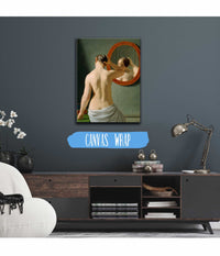 A Nude Woman Doing Her Hair Before A Mirror by Christoffer Wilhelm Eckersberg